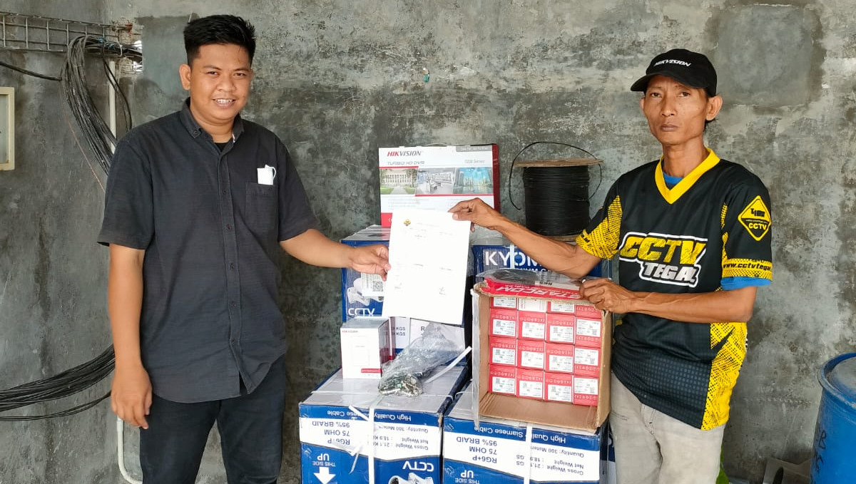 PEMASANGAN CCTV HIKVISION 16 CHANNEL DI TAMBAK TONG TJI, KEC. KRAMAT, KAB. TEGAL