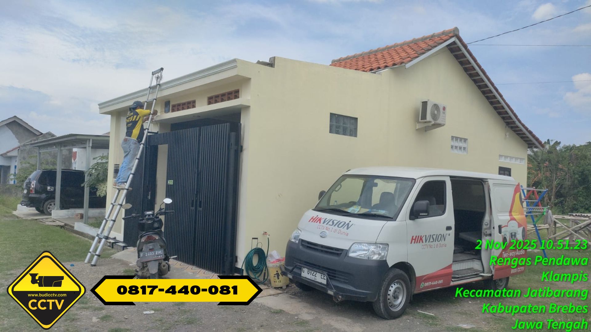 Rumah di Klampis, Brebes Kini Lebih Aman Berkat CCTV Hikvision Two Way Audio dari Budi CCTV