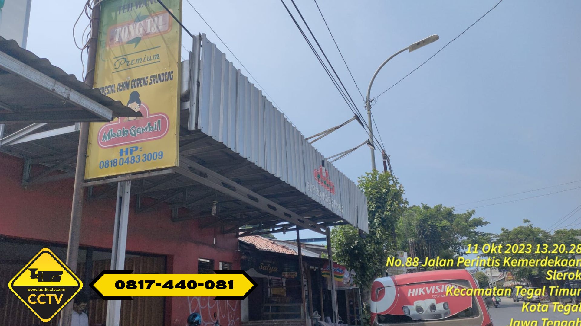 Maintenance CCTV di Rumah Makan Mbah Gembil – Layanan Perawatan Profesional dari Budi CCTV