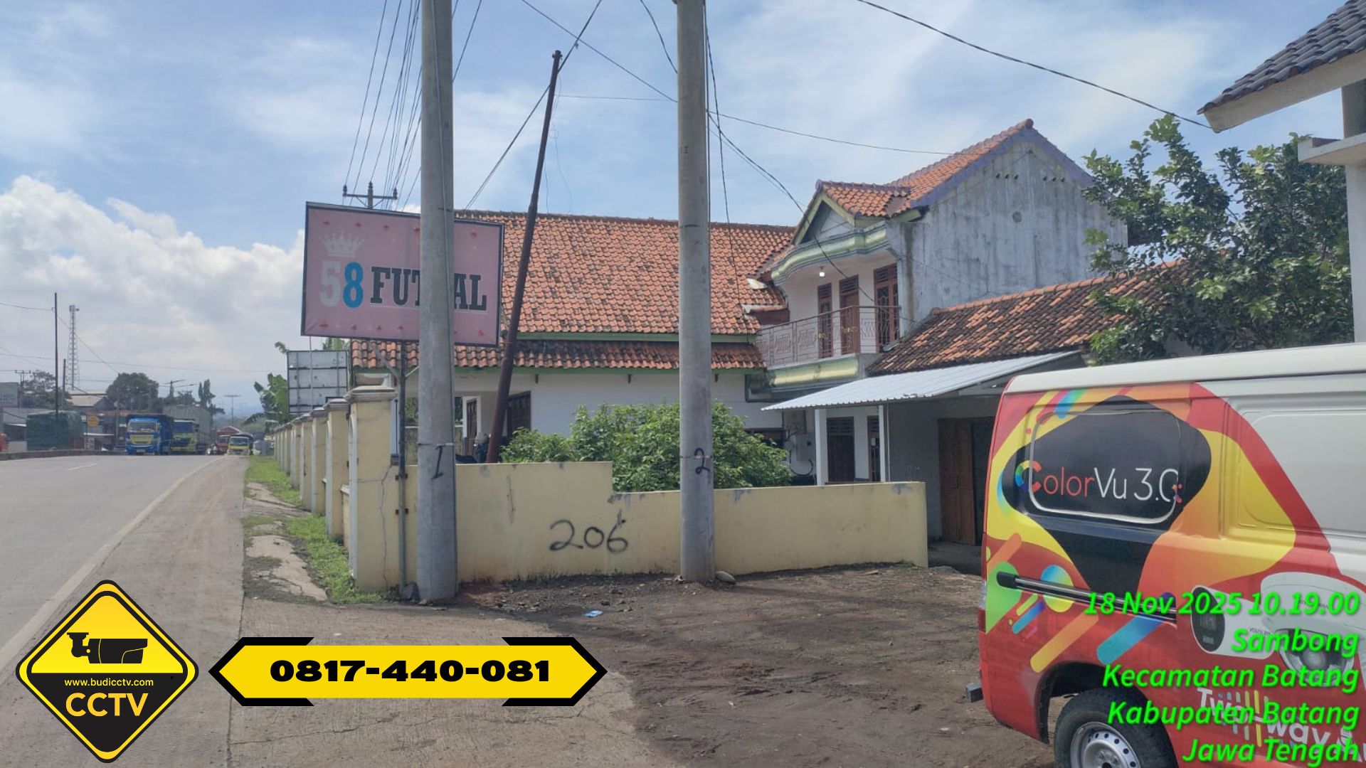 Instalasi CCTV Canggih untuk PT Tribhakti Inspektama oleh Budi CCTV