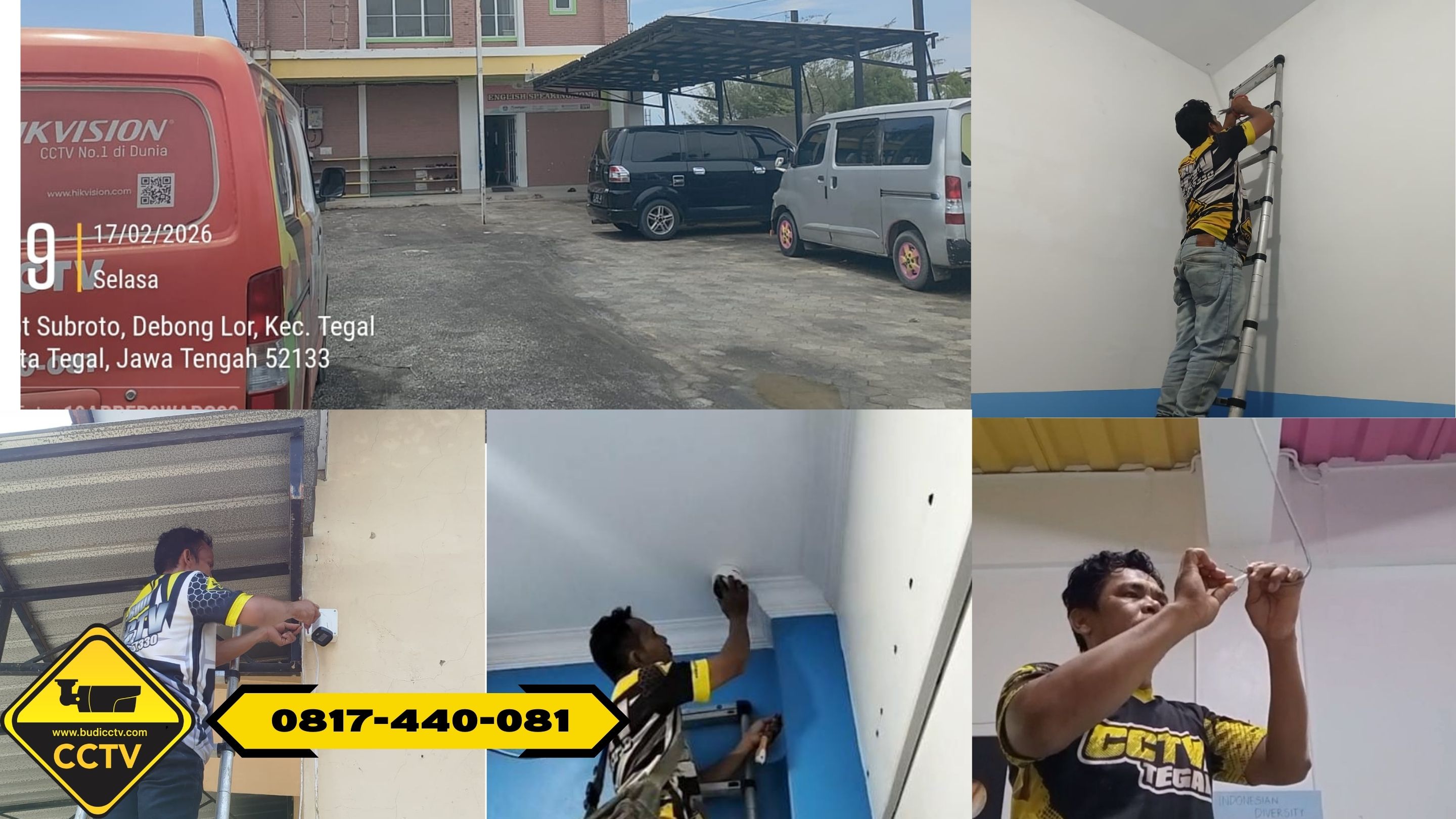 Pemasangan CCTV Profesional di Area Debong oleh Tim Berpengalaman