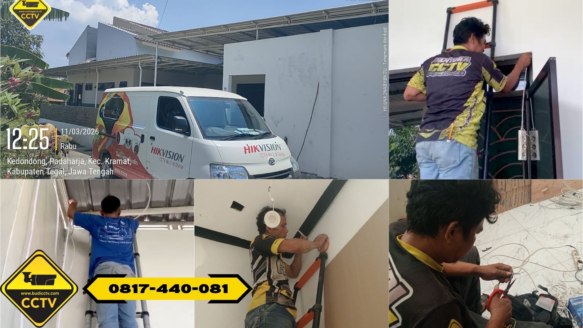 Solusi Keamanan Rumah Modern dengan Pemasangan CCTV Hilook di Padaharja, Kab. Tegal