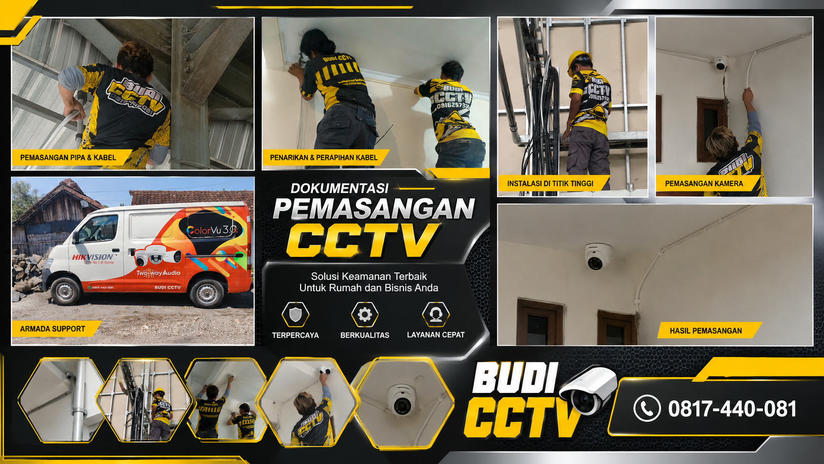 Pemasangan CCTV di Rumah di Pekalongan
