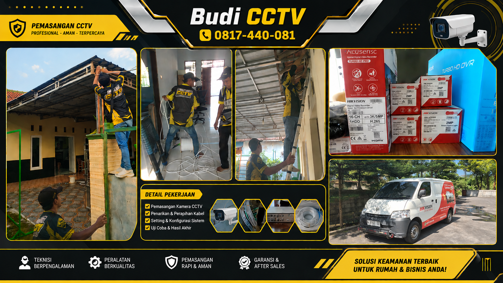 Instalasi CCTV Hikvision di Tegal untuk Rumah Aman