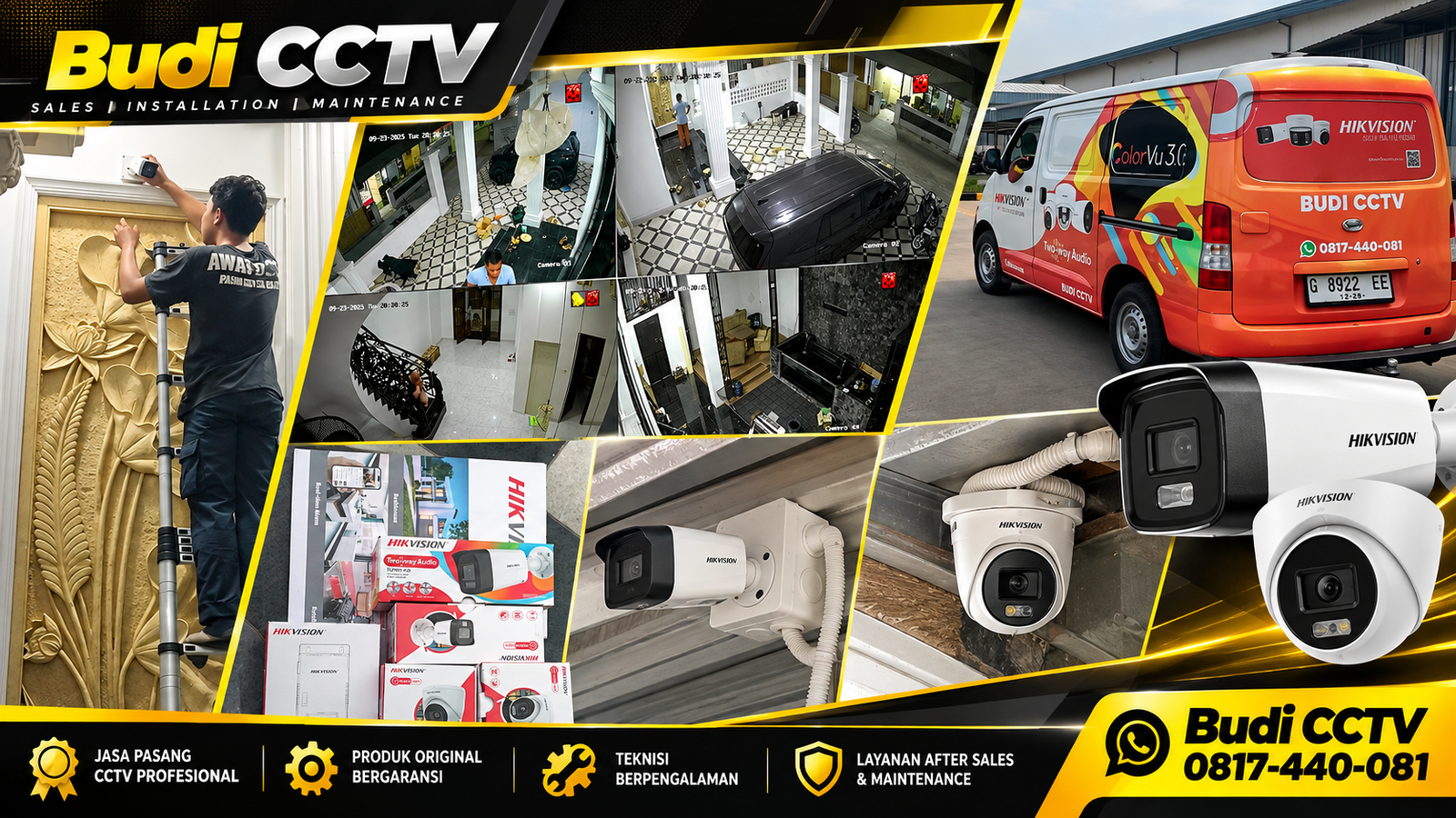 Pemasangan CCTV Hikvision pada Rumah Tinggal di Pekalongan