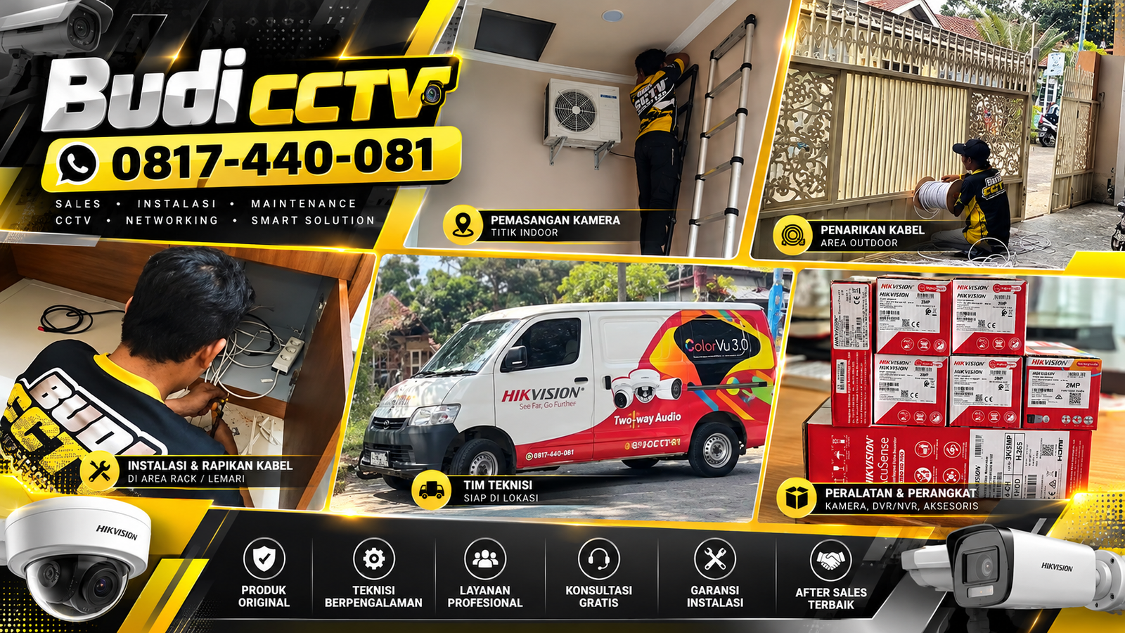 Instalasi CCTV Hikvision Pemalang untuk Keamanan Rumah Tinggal