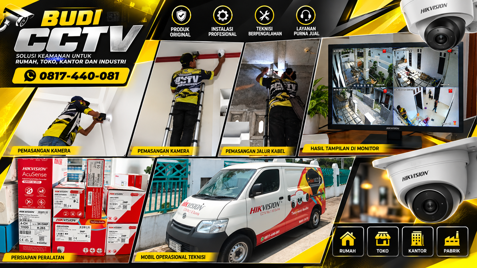 Pemasangan CCTV Hikvision Pekalongan Proses Instalasi Terencana untuk Rumah Tinggal
