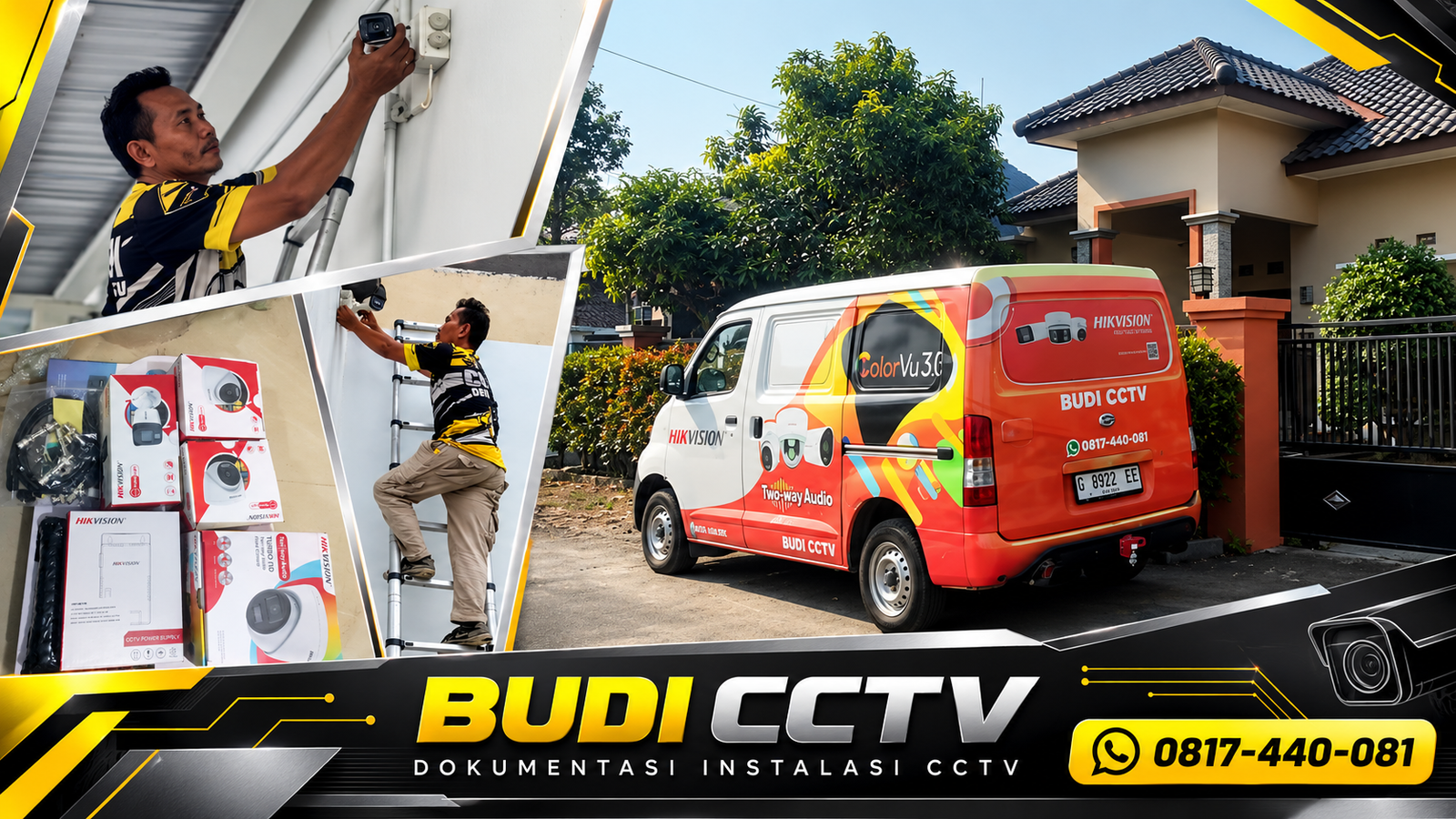 Instalasi CCTV Hikvision di Rumah Tinggal Tegal untuk Keamanan yang Lebih Tenang