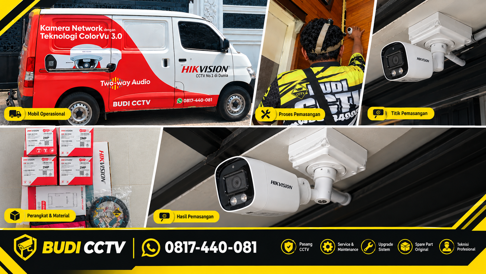 Instalasi CCTV Hikvision Batang untuk Pengamanan Rumah Tinggal